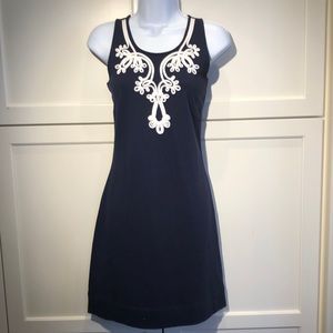 Lilly Pulitzer Navy Blue shift dress Size Small